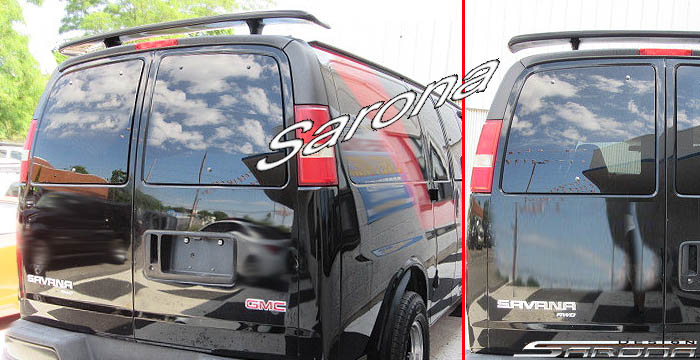 Custom GMC Savana Van  All Styles Roof Wing (1996 - 2024) - $290.00 (Part #GM-031-RW)